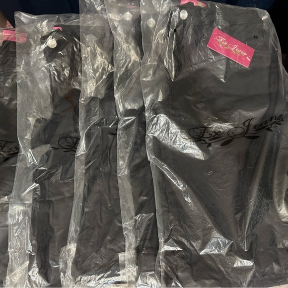 Bundle of Black Denim Stretch Shorts - Picture 3 of 3